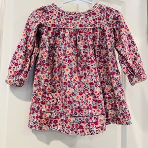 Tea Collection BOHO Baby Toddler Girl Kids Cotton Dress & Flowers Floral Design